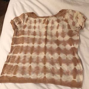 LuckyBrand Knit Tie Dye Top